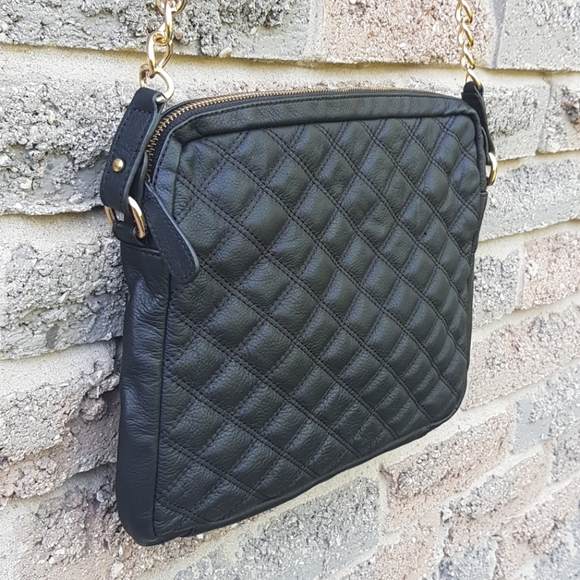 💙💛 Shop for a Good Cause! Quilted Leather Purse - Picture 3 of 11